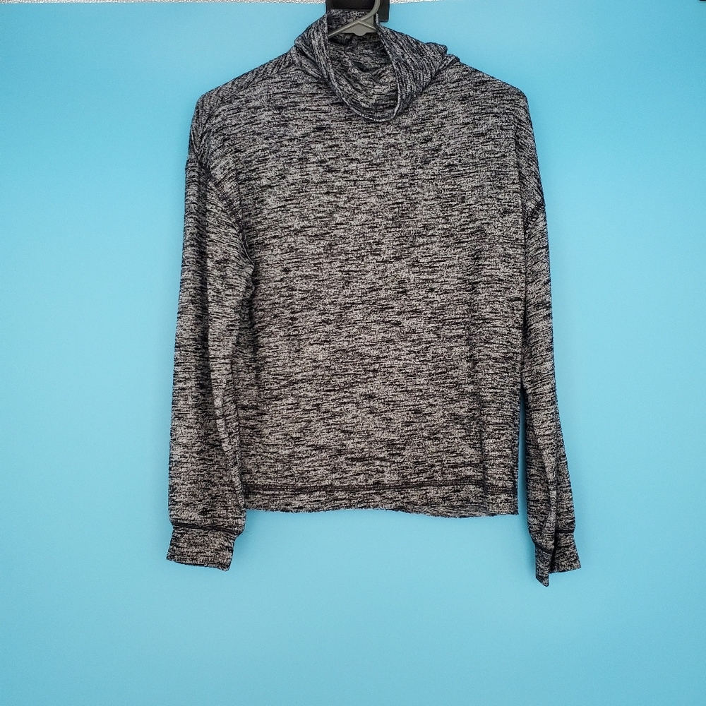 Express Top Size XS Gray Turtleneck